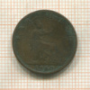 1 фартинг. Великобритания 1860г